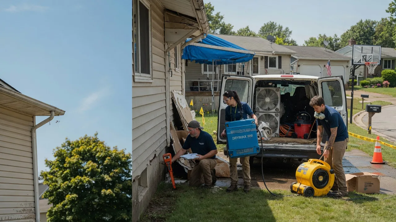 Ceiling Leak Cleanup in Orleans, IN near me